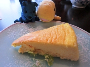 ゴンジュとさとしとチーズケーキ.JPG