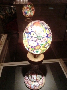 ミルフォリ・グラス・ランプ　フラッテリ・トーゾ工房　1890-1910年頃　ヴェネチア.JPG